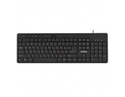 SVEN KB-C3060, Keyboard, Waterproof construction, 113 keys, 9 shortcut key, 1.5m, USB, Black